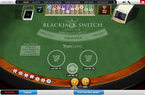 blackjack switch rules